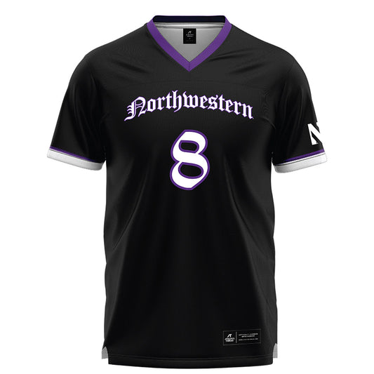 Northwestern - NCAA Women's Lacrosse : Megan Mallgrave - Black Lacrosse Jersey