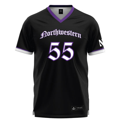 Northwestern - NCAA Women's Lacrosse : Francesca Argentieri - Black Lacrosse Jersey