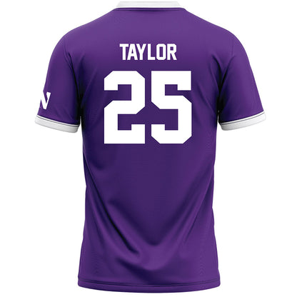 Northwestern - NCAA Women's Lacrosse : Madison Taylor - Purple Lacrosse Jersey