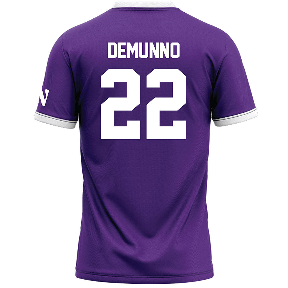 Northwestern - NCAA Women's Lacrosse : Serafina DeMunno - Purple Lacrosse Jersey