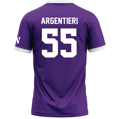 Northwestern - NCAA Women's Lacrosse : Francesca Argentieri - Purple Lacrosse Jersey