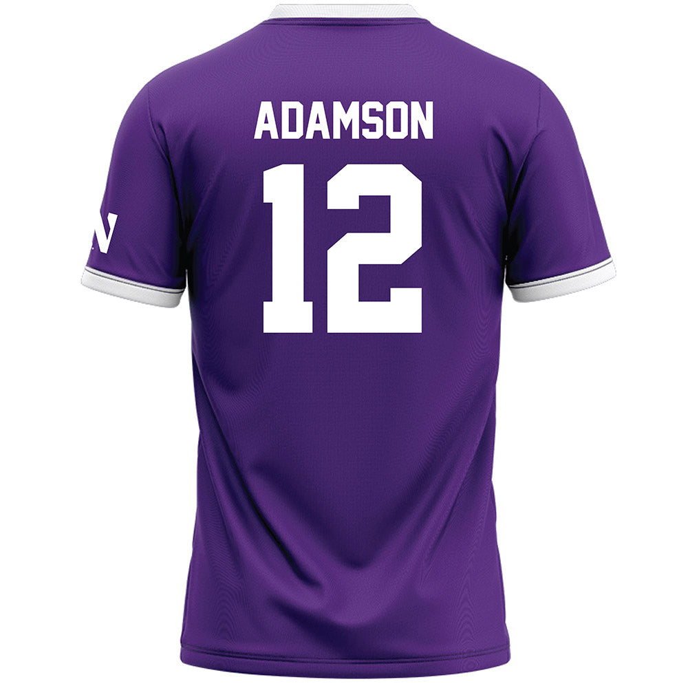 Northwestern - NCAA Women's Lacrosse : Olivia Adamson - Purple Lacrosse Jersey -1
