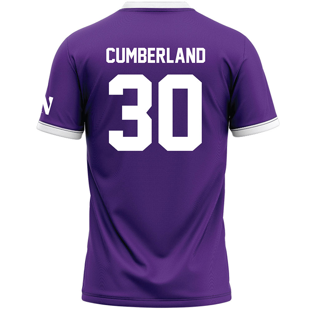 Northwestern - NCAA Women's Lacrosse : Noel Cumberland - Purple Lacrosse Jersey