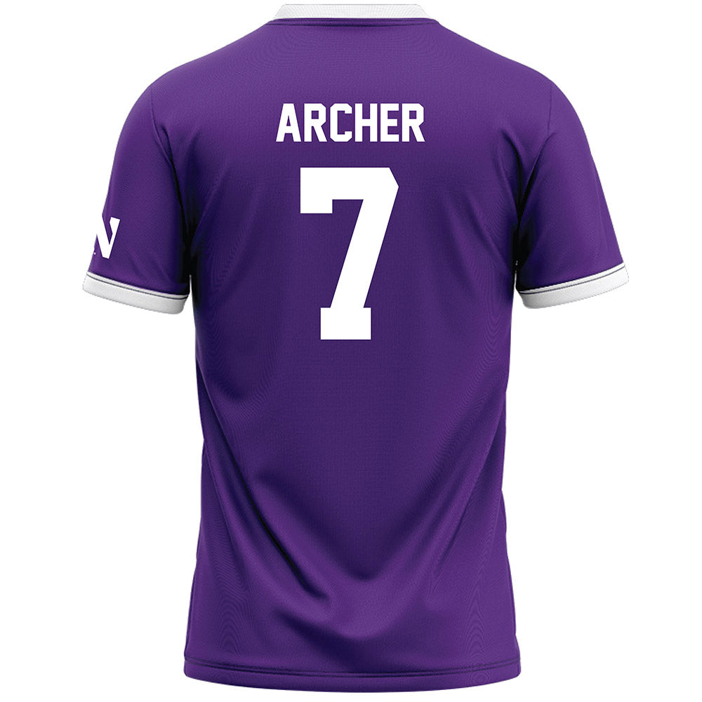 Northwestern - NCAA Women's Lacrosse : Lauren Archer - Purple Lacrosse Jersey