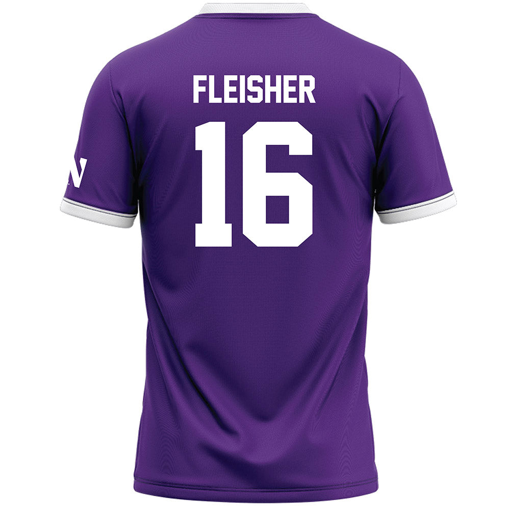 Northwestern - NCAA Women's Lacrosse : Carli Fleisher - Purple Lacrosse Jersey