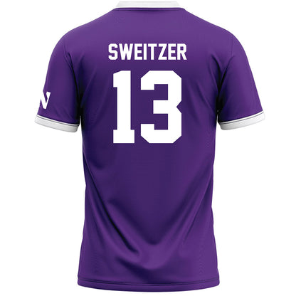 Northwestern - NCAA Women's Lacrosse : Delaney Sweitzer - Purple Lacrosse Jersey -1