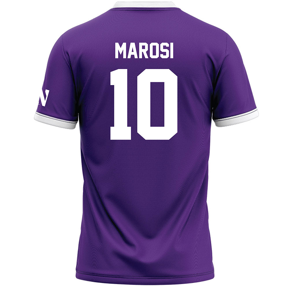 Northwestern - NCAA Women's Lacrosse : Claire Marosi - Purple Lacrosse Jersey -1