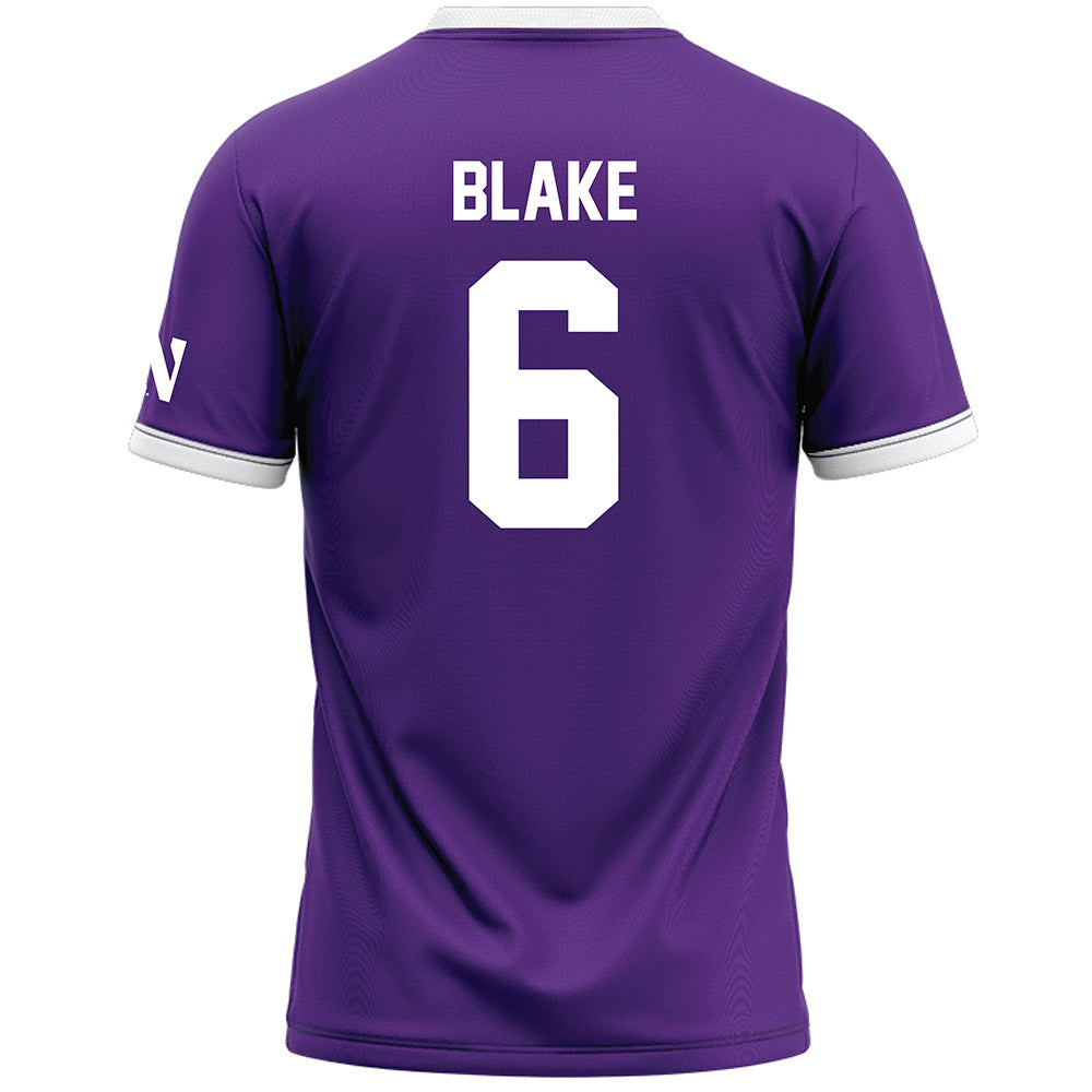 Northwestern - NCAA Women's Lacrosse : Alex Blake - Purple Lacrosse Jersey