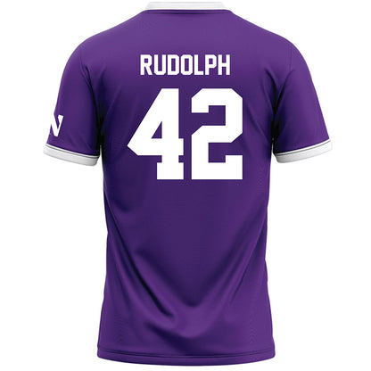 Northwestern - NCAA Women's Lacrosse : Hannah Rudolph - Purple Lacrosse Jersey -1