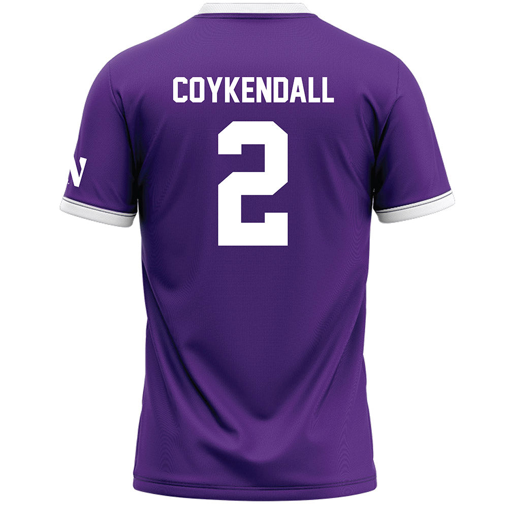 Northwestern - NCAA Women's Lacrosse : Erin Coykendall - Purple Lacrosse Jersey