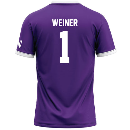 Northwestern - NCAA Women's Lacrosse : Rachel Weiner - Purple Lacrosse Jersey