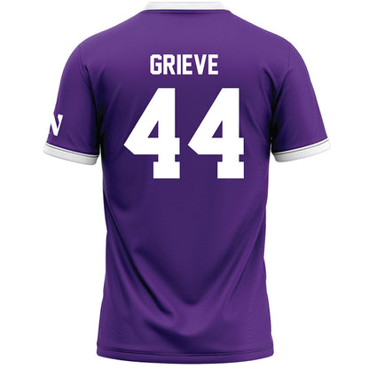 Northwestern - NCAA Women's Lacrosse : Camille Grieve - Purple Lacrosse Jersey -1