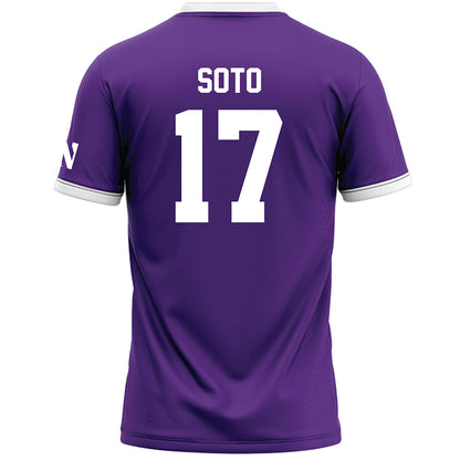 Northwestern - NCAA Women's Lacrosse : Jenna Soto - Purple Lacrosse Jersey -1