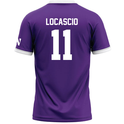 Northwestern - NCAA Women's Lacrosse : Abby LoCascio - Purple Lacrosse Jersey