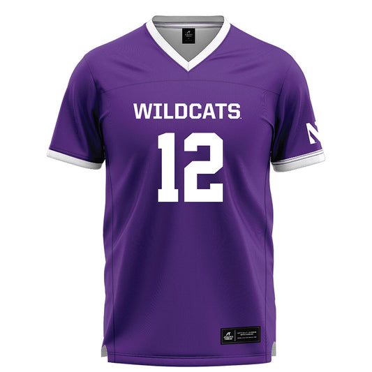 Northwestern - NCAA Women's Lacrosse : Olivia Adamson - Purple Lacrosse Jersey -0