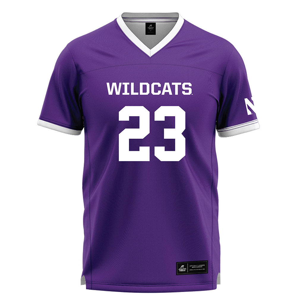 Northwestern - NCAA Women's Lacrosse : Jenika Cuocco - Purple Lacrosse Jersey -0