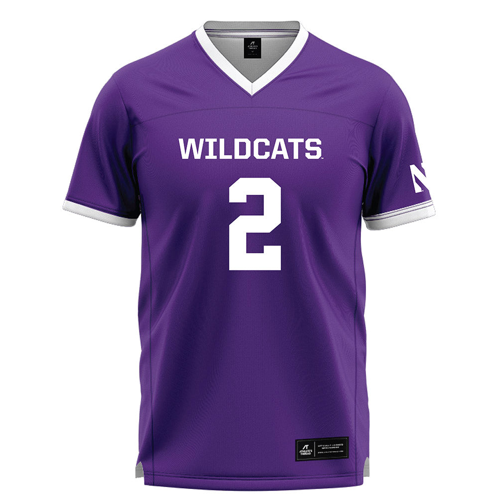 Northwestern - NCAA Women's Lacrosse : Jaylen Rosga - Purple Lacrosse Jersey -0