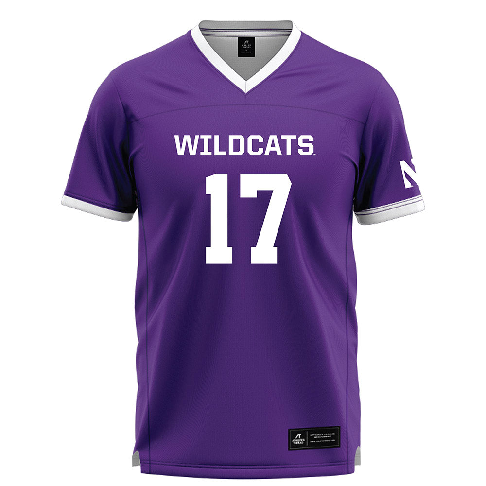 Northwestern - NCAA Women's Lacrosse : Jenna Soto - Purple Lacrosse Jersey -0