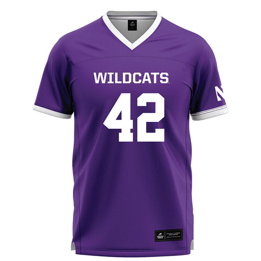 Northwestern - NCAA Women's Lacrosse : Hannah Rudolph - Purple Lacrosse Jersey -0