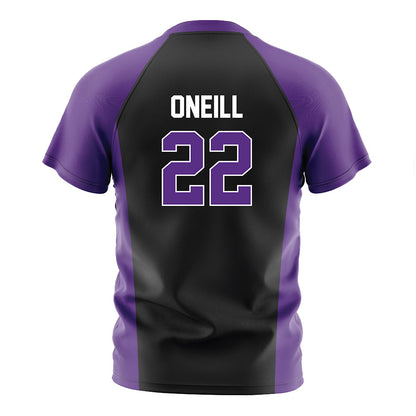 Northwestern - NCAA Men's Soccer : Aidan Oneill - Black Soccer Jersey-1