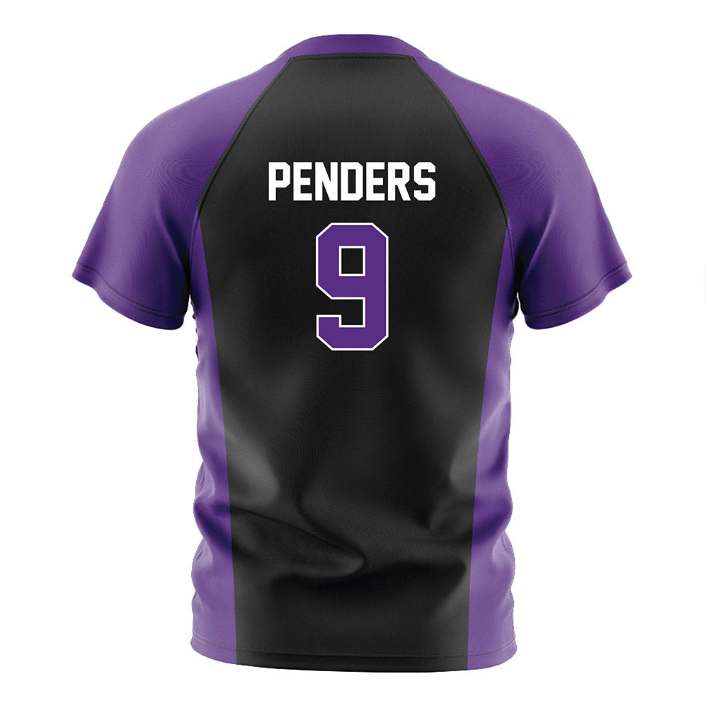 Northwestern - NCAA Men's Soccer : Toryn Penders - Black Soccer Jersey-1