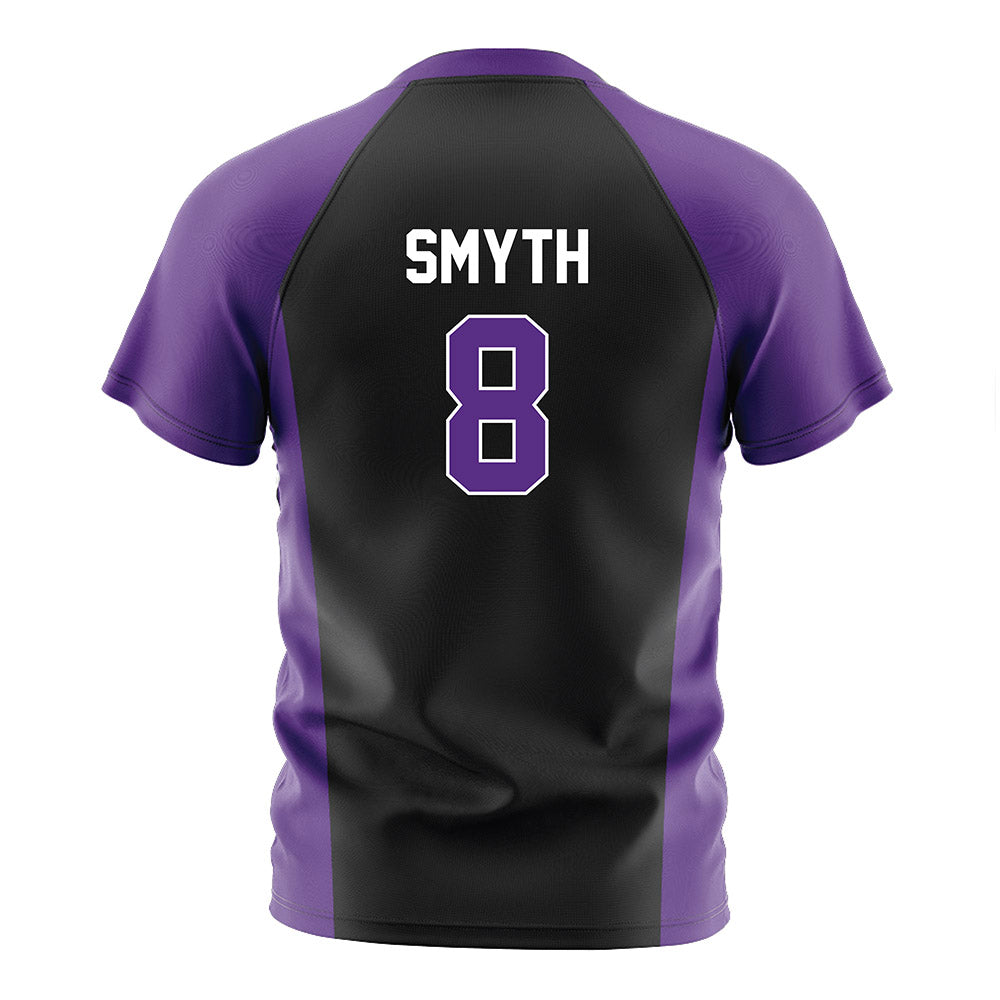 Northwestern - NCAA Men's Soccer : Gabriel Smyth - Black Soccer Jersey-1
