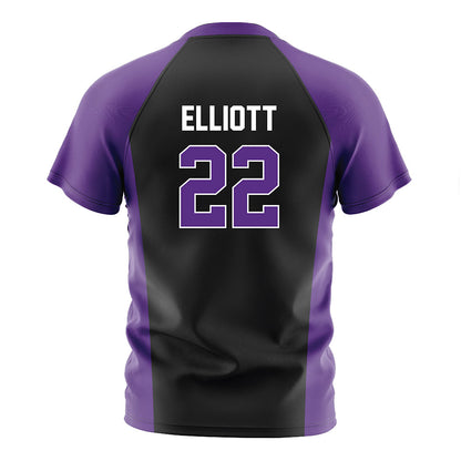 Northwestern - NCAA Women's Soccer : Olivia Elliott - Black Soccer Jersey