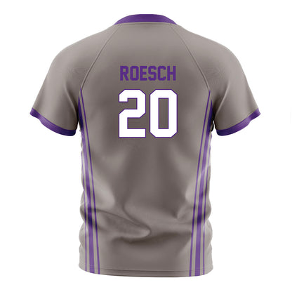 Northwestern - NCAA Women's Soccer : Kennedy Roesch - Gray Soccer Jersey