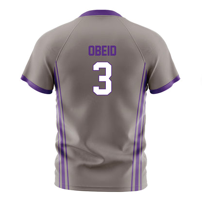 Northwestern - NCAA Men's Soccer : Ibrahim Obeid - Grey Soccer Jersey
