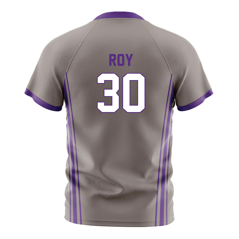 Northwestern - NCAA Women's Soccer : Caroline Roy - Gray Soccer Jersey