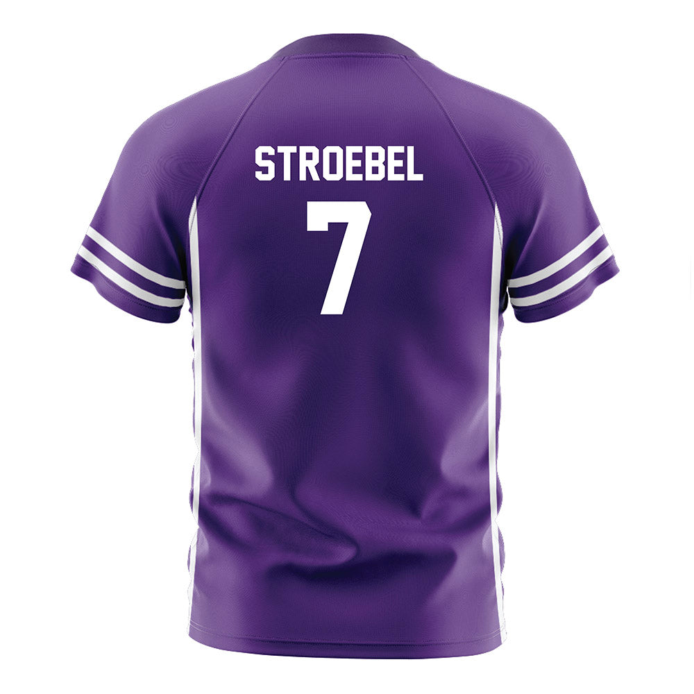 Northwestern - NCAA Women's Soccer : Mary Stroebel - Purple Soccer Jersey