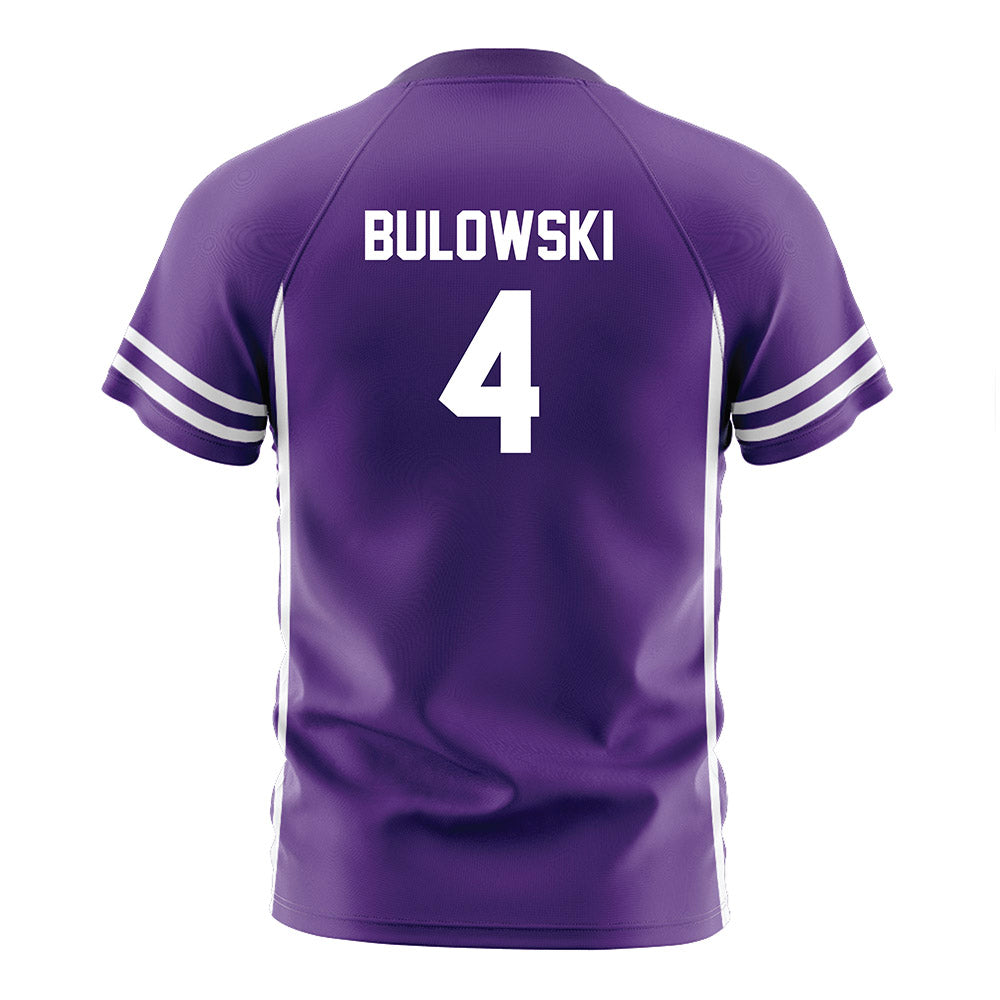 Northwestern - NCAA Men's Soccer : Dalton Bulowski - Purple Soccer Jersey-1