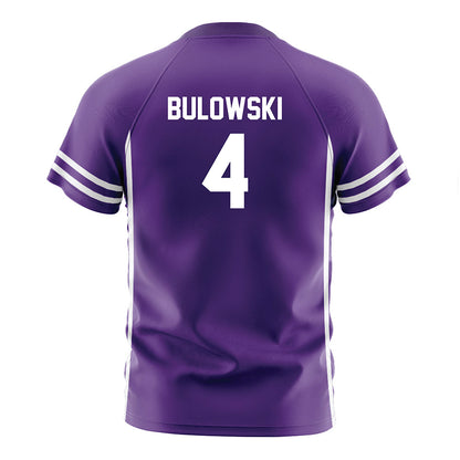 Northwestern - NCAA Men's Soccer : Dalton Bulowski - Purple Soccer Jersey-1