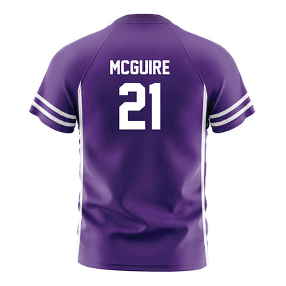 Northwestern - NCAA Women's Soccer : Jennifer McGuire - Purple Soccer Jersey