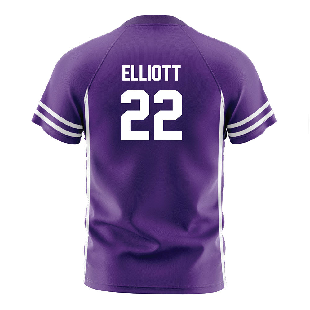 Northwestern - NCAA Women's Soccer : Olivia Elliott - Purple Soccer Jersey