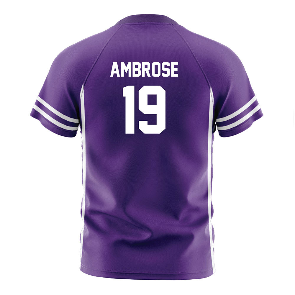 Northwestern - NCAA Women's Soccer : Ramira Ambrose - Purple Soccer Jersey