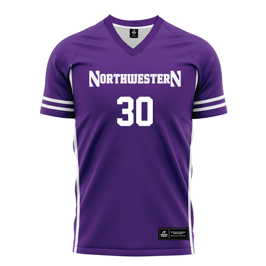 Northwestern - NCAA Women's Soccer : Caroline Roy - Purple Soccer Jersey