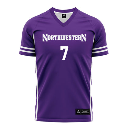 Northwestern - NCAA Women's Soccer : Mary Stroebel - Purple Soccer Jersey