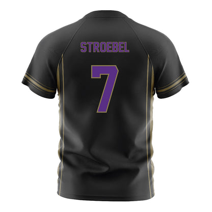 Northwestern - NCAA Women's Soccer : Mary Stroebel - Black Soccer Jersey