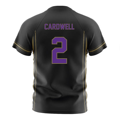 Northwestern - NCAA Women's Soccer : Liz Cardwell - Black Soccer Jersey-1