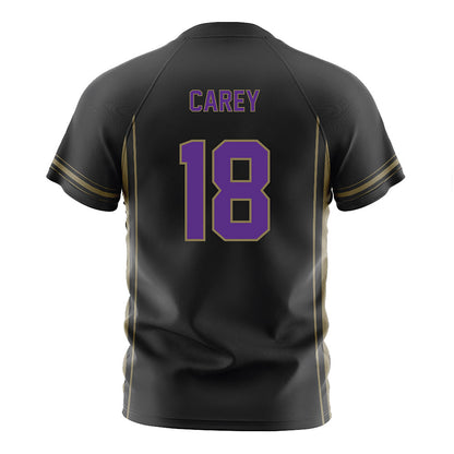 Northwestern - NCAA Women's Soccer : Holland Carey - Black Soccer Jersey-1