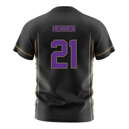 Northwestern - NCAA Women's Soccer : Kate Hennen - Black Soccer Jersey