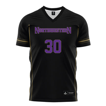 Northwestern - NCAA Women's Soccer : Caroline Roy - Black Soccer Jersey