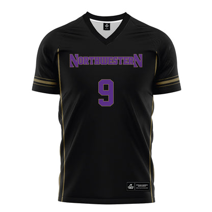 Northwestern - NCAA Women's Soccer : Gabriella Grust - Black Soccer Jersey
