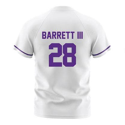 Northwestern - NCAA Men's Soccer : Tre Barrett III - White Soccer Jersey-1