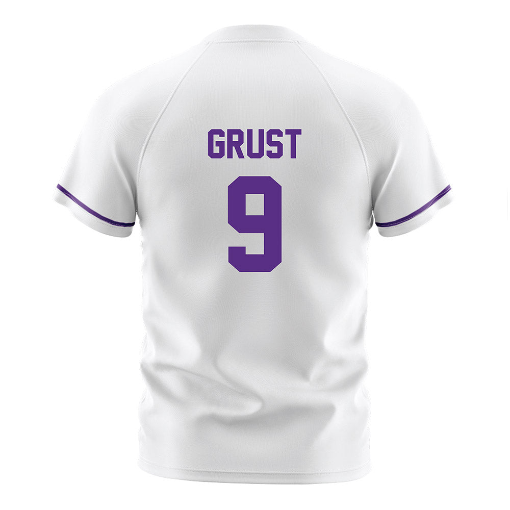 Northwestern - NCAA Women's Soccer : Gabriella Grust - White Soccer Jersey