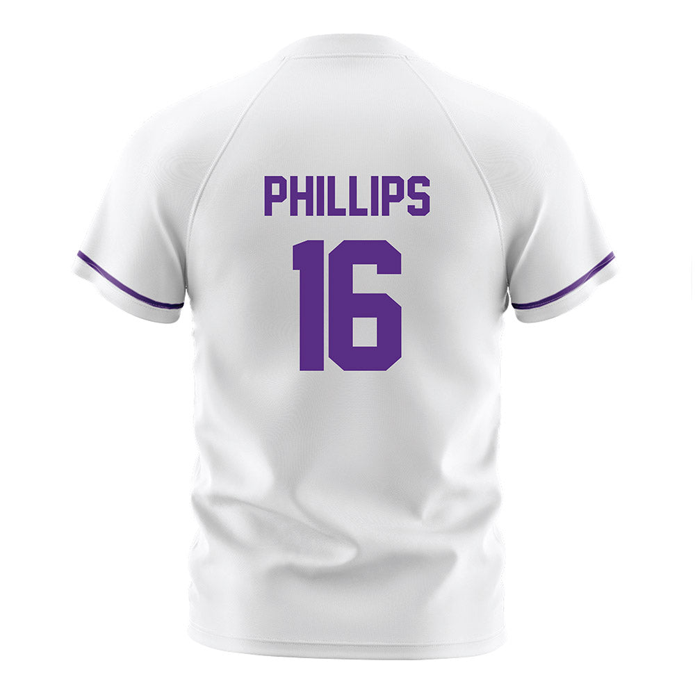 Northwestern - NCAA Women's Soccer : Emma Phillips - White Soccer Jersey