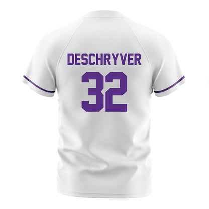 Northwestern - NCAA Women's Soccer : Elyse DeSchryver - White Soccer Jersey