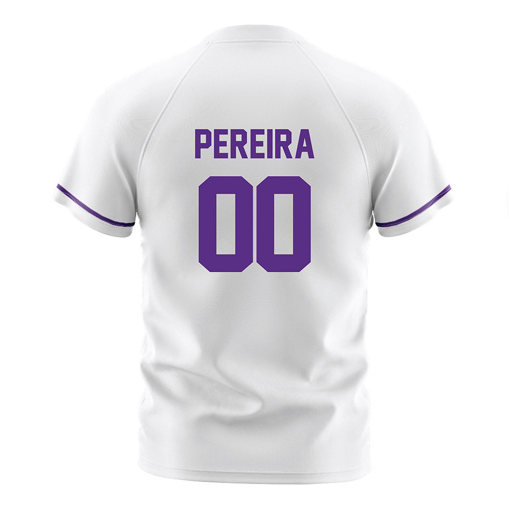 Northwestern - NCAA Men's Soccer : Dominic Pereira - White Soccer Jersey-1