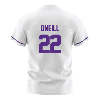 Northwestern - NCAA Men's Soccer : Aidan Oneill - White Soccer Jersey-1